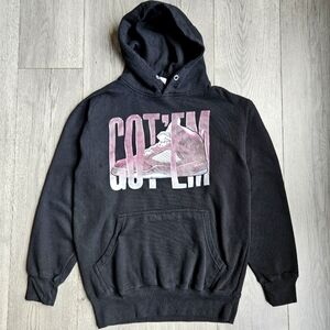 Air JORDAN 5 - Burgundy - Graphic Hoodie - Black - Size S